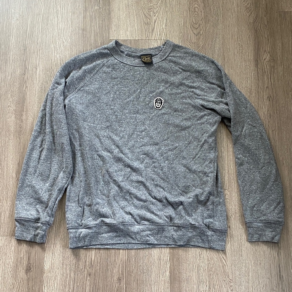 MENS Gray Crewneck Sweater